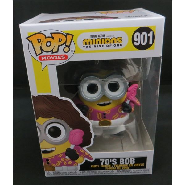 New Funko Pop Minions 70's Bob #901