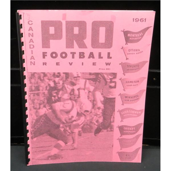 1961 CFL Football Magazine