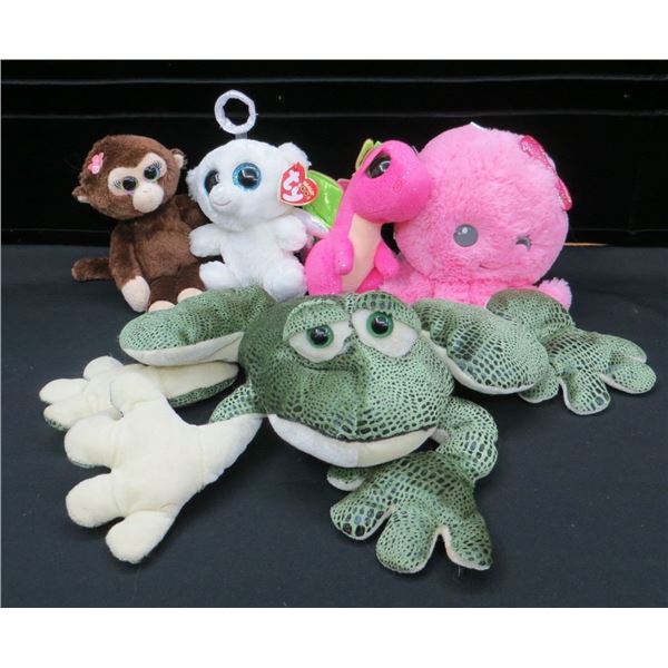 Plush Animal Collection TY & Aurora 6" long to 12" long