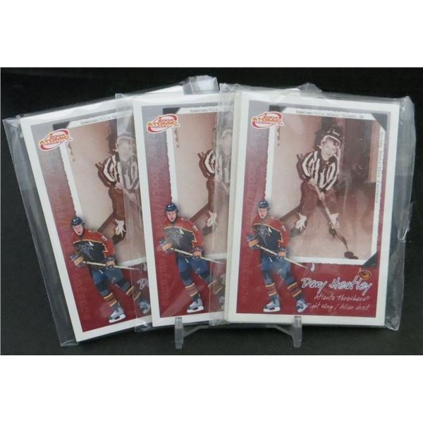 3 Sets Of 2004 McDonald's Atomic Hockey Player Checklists