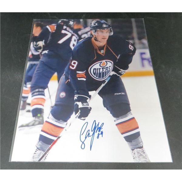 Sam Gagne Autographed Edmonton Oilers 8x10 Photo