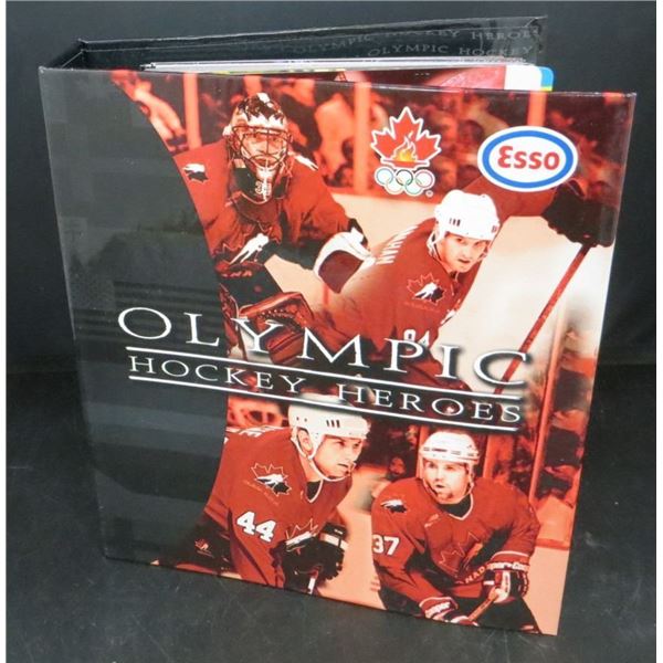 1998 Essop Olympic Hockey Heroes Cards & Binder - Complete Set
