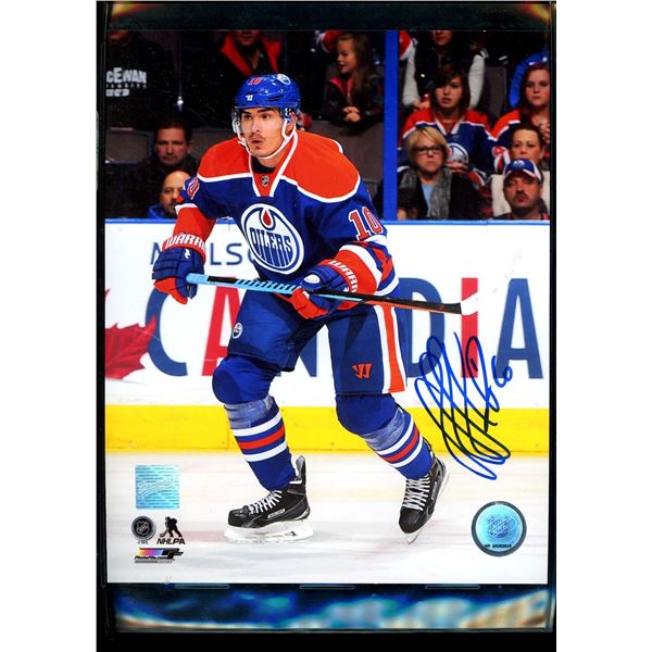 Nail Yakupov Edmonton Oilers Autographed 8x10 Photo with Frameworth COA