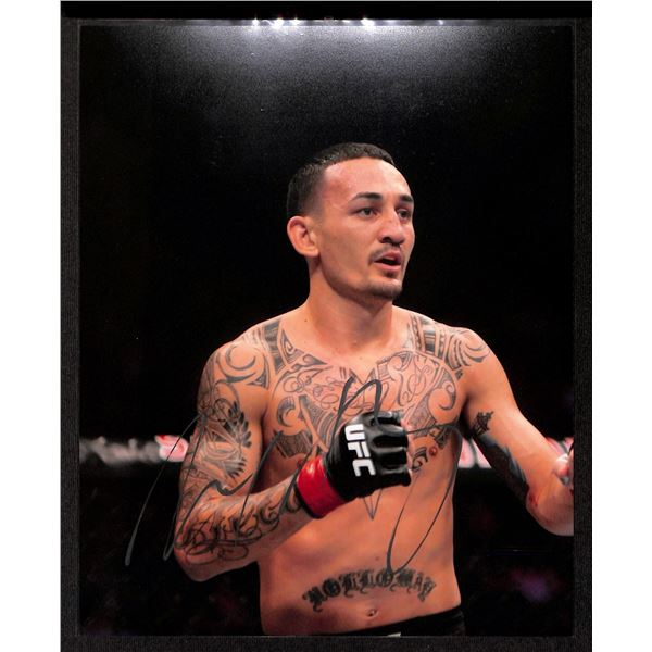 Max Holloway UFC Autographed 8x10 Photo With COA