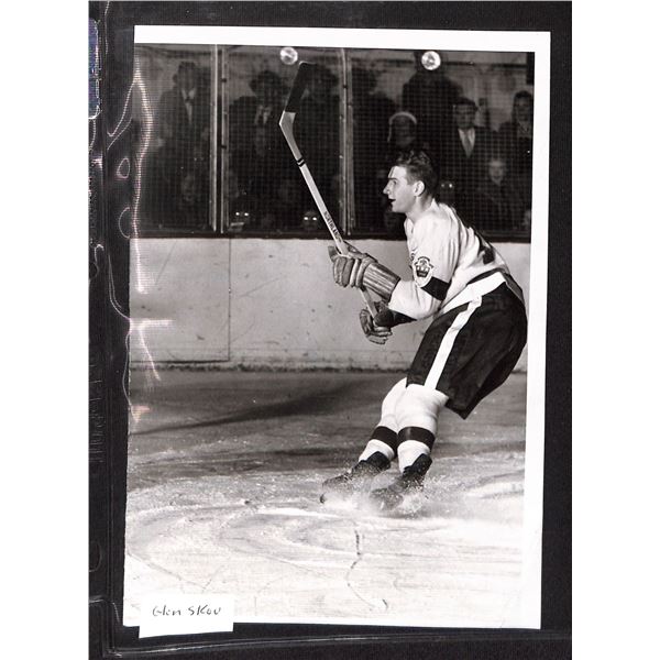 1950's Black & White 6x9 Glen Skov Hockey Photo