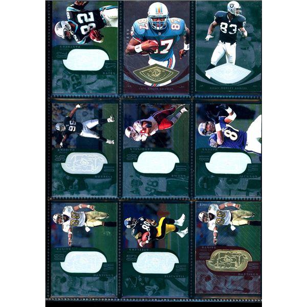 Lot of 9 Various 1998 SPX Football Numbered Cards