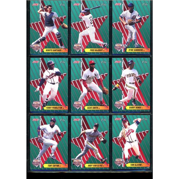 Lot of 9 Baseball P&G All-Star Collector Cards
