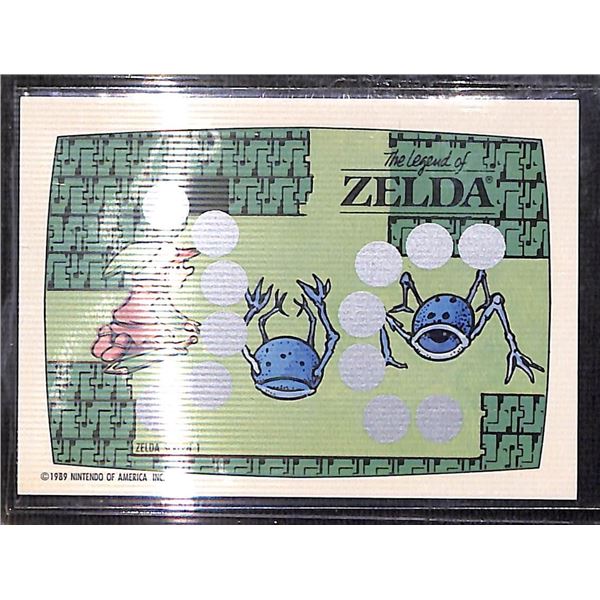 1989 Nintendo Scratch Off Card The Legend Of Zelda Screen 1 Card Not Scratched