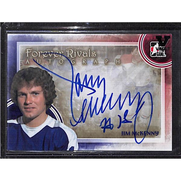 2012-13 ITG Forever Rivals Autographs #AJM Jim McKenny