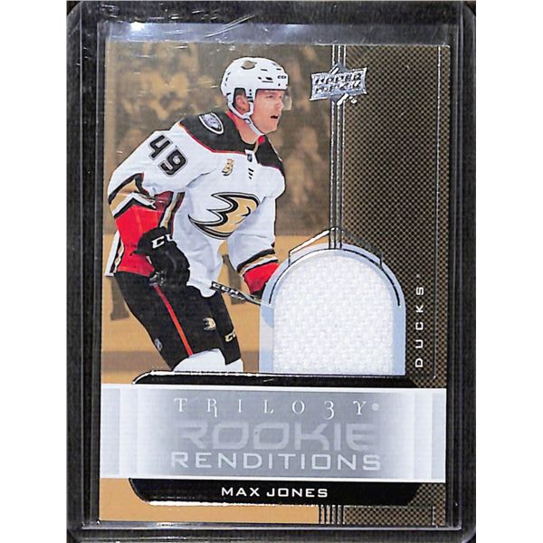 2019-20 Upper Deck Trilogy Rookie Renditions Jerseys Silver #RR36 Max Jones