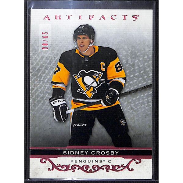 2021-22 Artifacts Rose #116 Sidney Crosby 8/65 BV $40