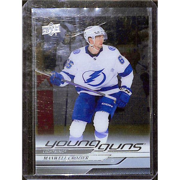 2024-25 Upper Deck Clear Cut Parallel #218 Maxwell Crozier YG BV $40