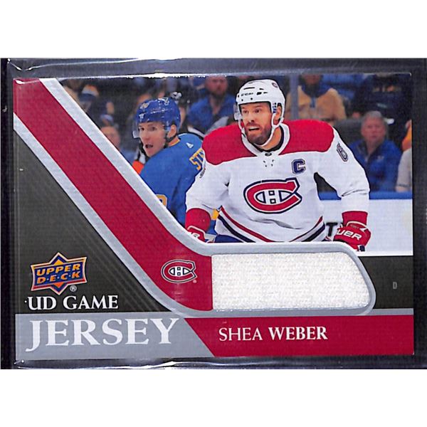2020-21 Upper Deck Game Jerseys #GJSW Shea Weber