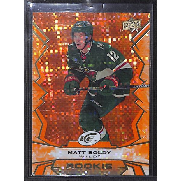 2022-23 Upper Deck Ice Orange #106 Matt Boldy Rookie BV $35