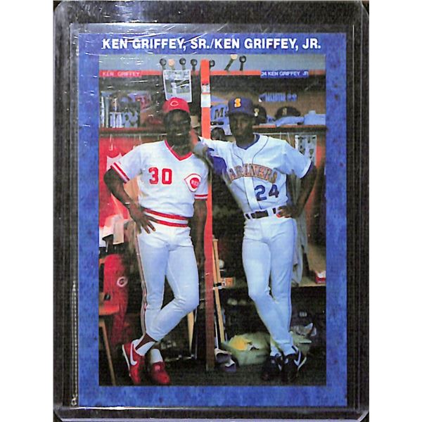 Ken Griffey Jr & Ken Griffey SR Collector Card