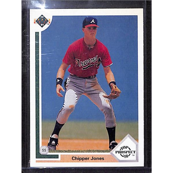 1991 Upper Deck #55 Chipper Jones RC
