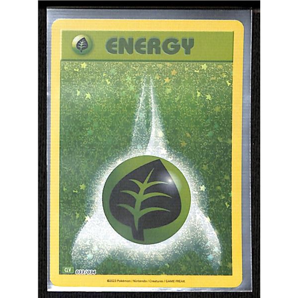 Pokemon Basic Grass Energy - 033/034 - Promo HOLO