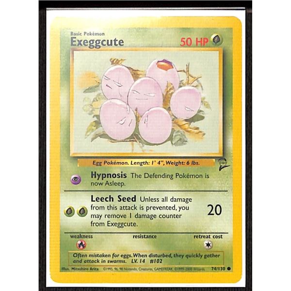 Pokemon Exeggcute - 74/130 - Common Base Set 2