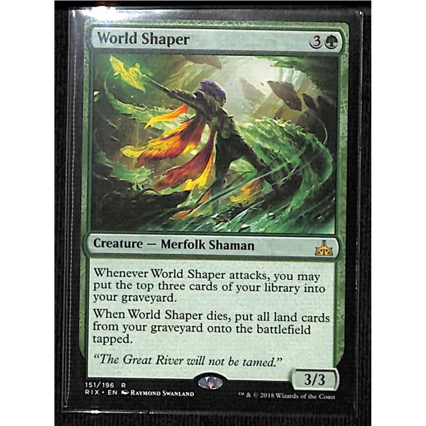 Magic the Gathering World Shaper Rivals of Ixalan