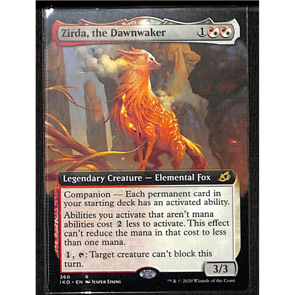 Magic the Gathering Zirda, the Dawnwaker Ikoria: Lair of Behemoths: Alternate Art
