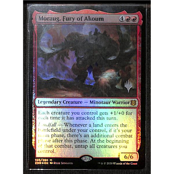 Magic the Gathering Moraug, Fury of Akoum FOIL Zendikar Rising