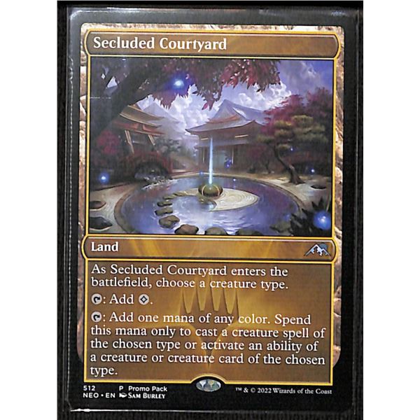 Magic the Gathering Secluded Courtyard Kamigawa Neon Dynasty