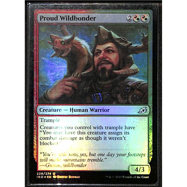 Magic the Gathering Proud Wildbonder FOIL Ikoria: Lair of Behemoths