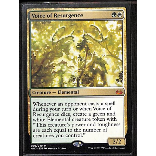 Magic the Gathering Voice of Resurgence Modern Masters 2017