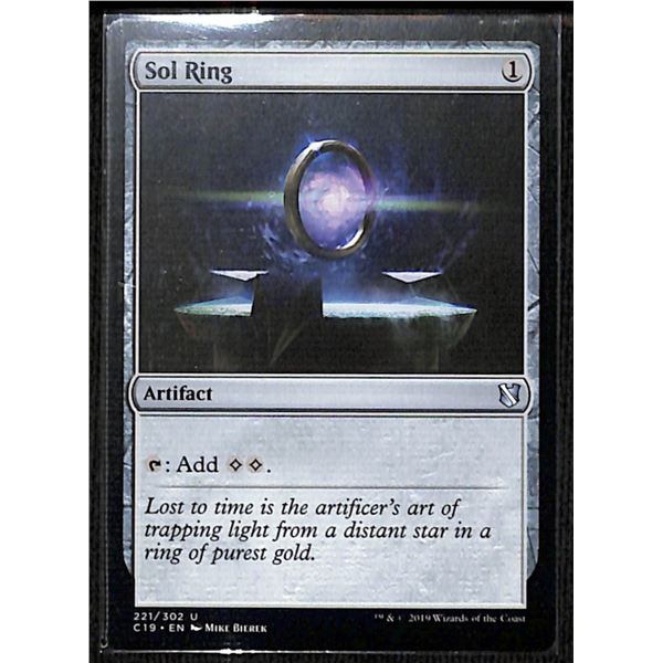 Magic the Gathering Sol Ring Commander 2019