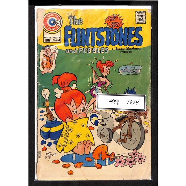 Charlton Comics The Flintstones and Pebbles #34