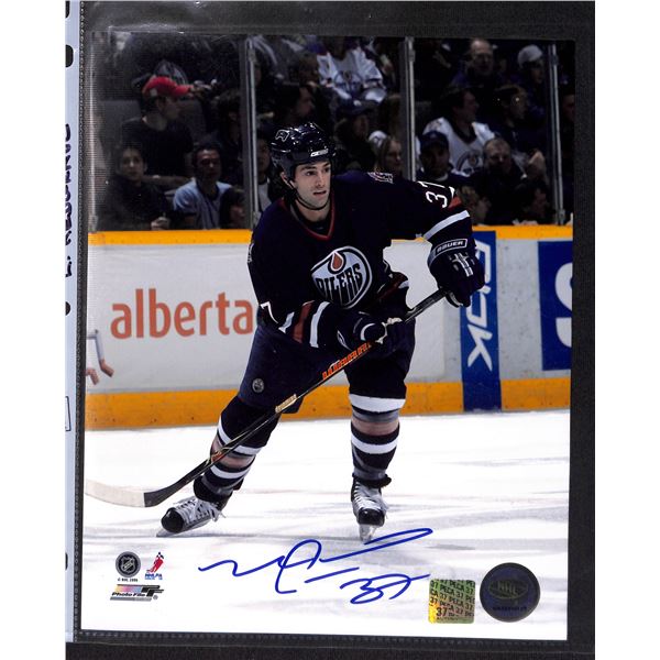 Mike Peca Edmonton Oilers Autographed 8x10 Photo With COA