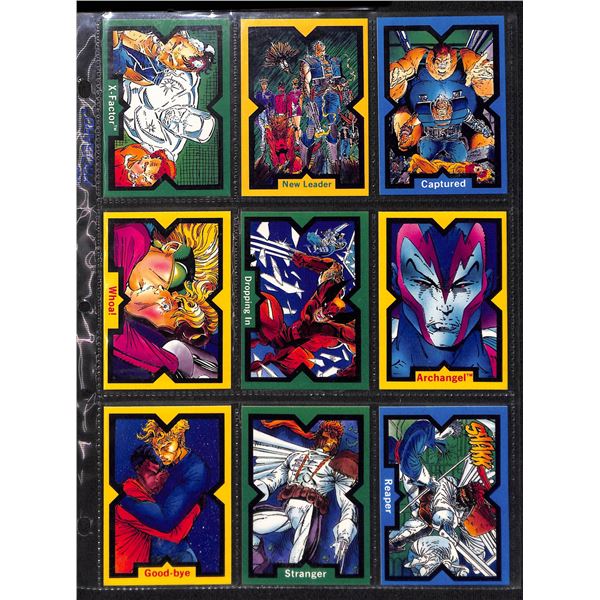 Lot Of 9 Various Marvel Collector Cards