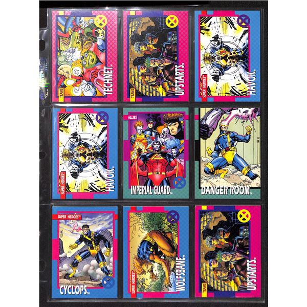 Lot Of 9 Various Marvel Collector Cards
