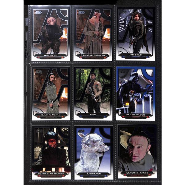 Lot of 9 Various Star Wars Collector Cards