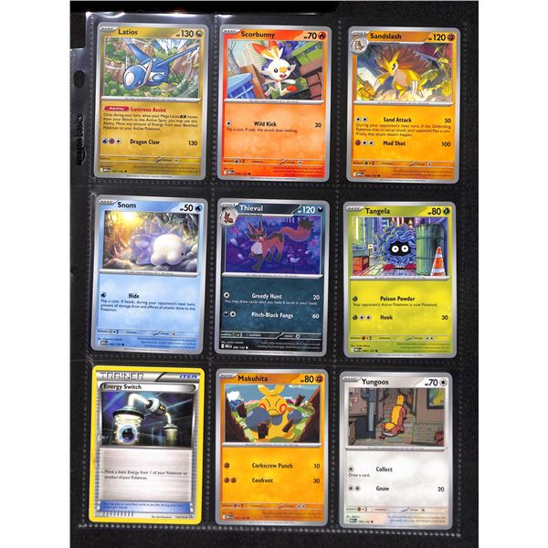 Lot Of 18 Various Pokemon Collector Cards