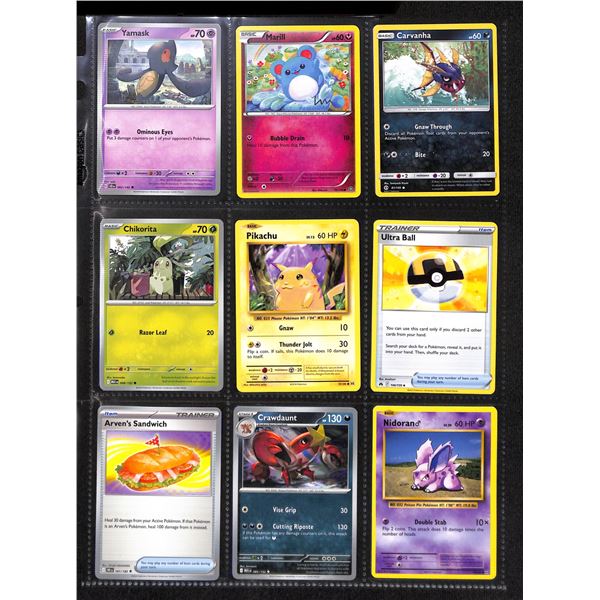 Lot Of 18 Various Pokemon Collector Cards