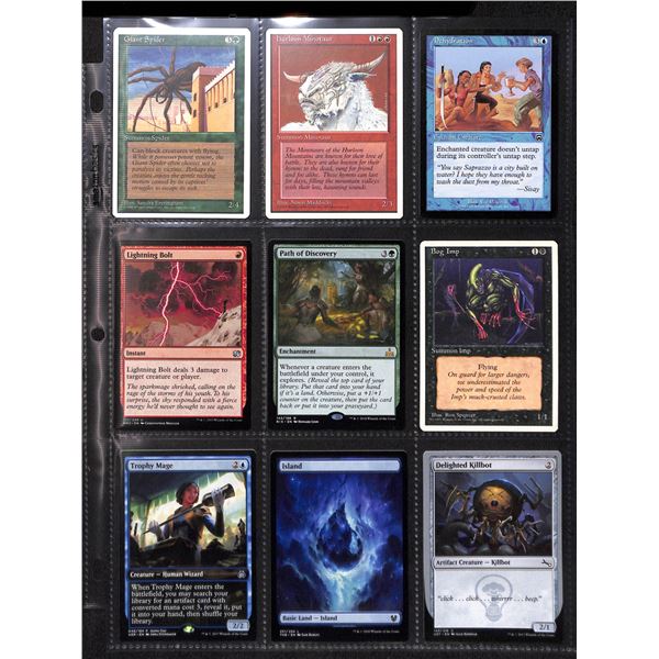 Lot Of 9 Various Magic The Gathering Cards Various Sets & Colors