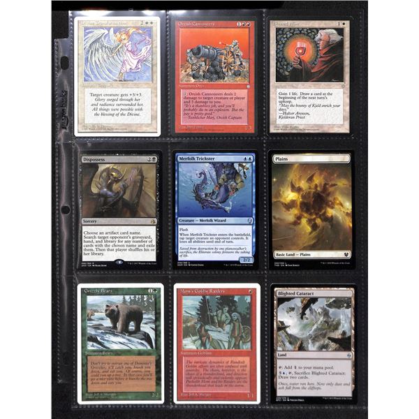 Lot Of 9 Various Magic The Gathering Cards Various Sets & Colors