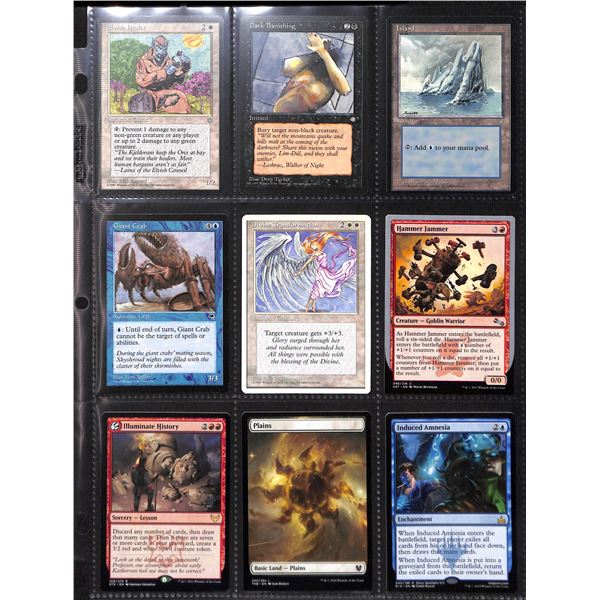 Lot Of 9 Various Magic The Gathering Cards Various Sets & Colors