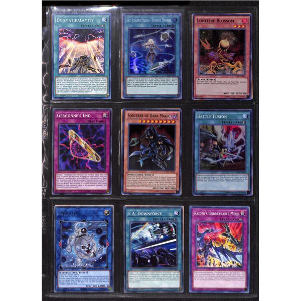 Lot Of 18 Various Yu-Gi-Oh Collector Cards Foil & Non-Foil Cards