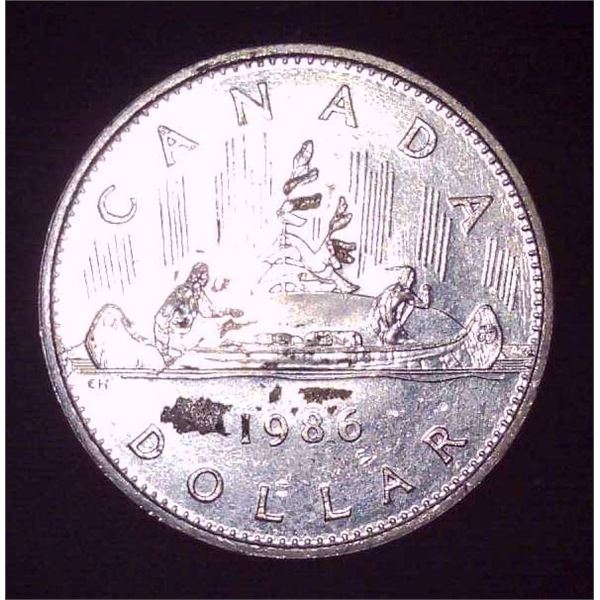 1986 Canadian $1 Dollar Coin