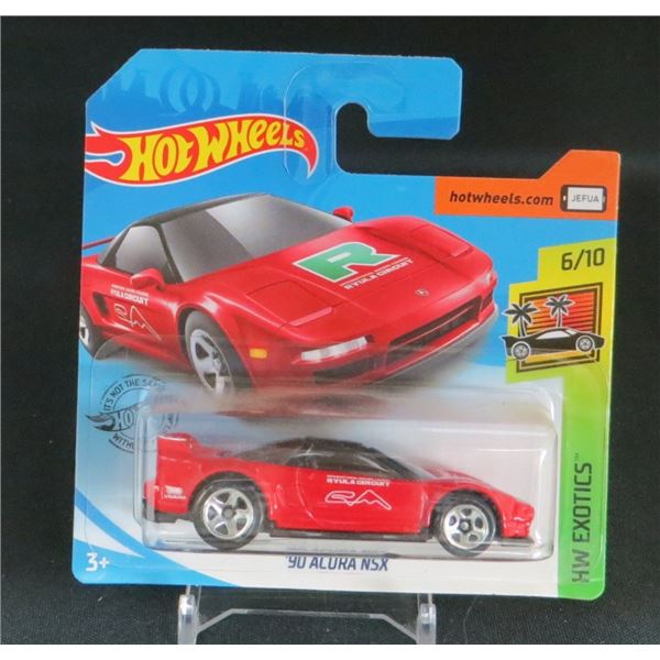 Hot Wheels HW Exotics '90 Acura NSX Short Card