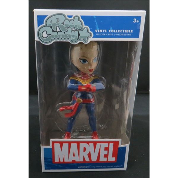 New Funko Rock Candy Marvel Captain Marvel Vinyl Collectible