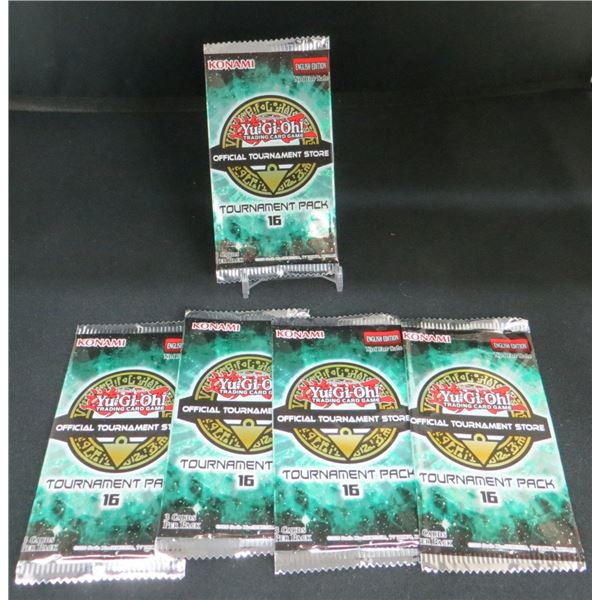 5 Sealed Packs Of Yu-Gi-Oh Official Tournament Store Tournament Pack #16