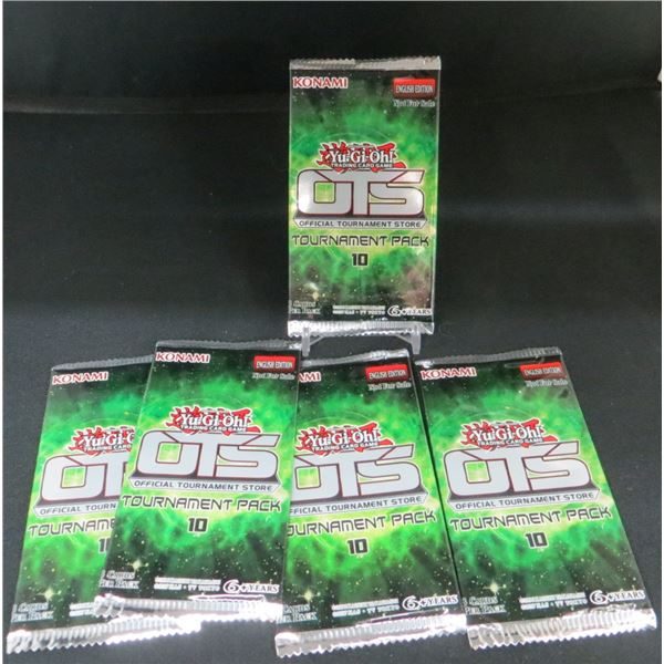 5 Sealed Packs Of Yu-Gi-Oh Official Tournament Store Tournament Pack #10