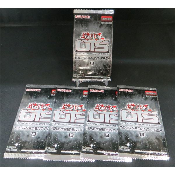 5 Sealed Packs Of Yu-Gi-Oh Official Tournament Store Tournament Pack #13