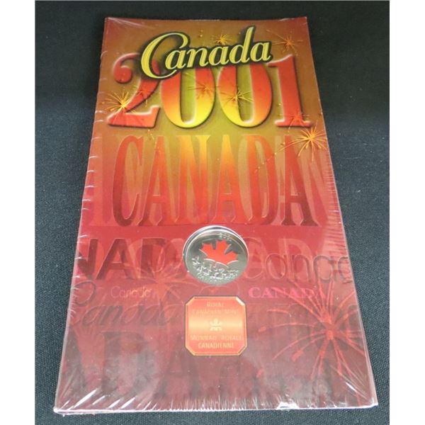 RCM 2001 Canada Day 25 Cent Coloured Coin Factory Sealed