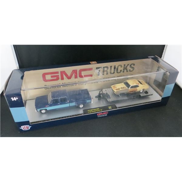 M2 Machines 1973 GMC Sierra 3500 & 1969 Camaro RS 1:64 Diecast BV $80