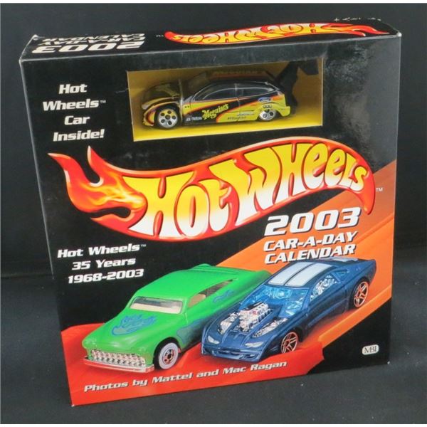 2003 Hot Wheels Car-A-Day Calendar
