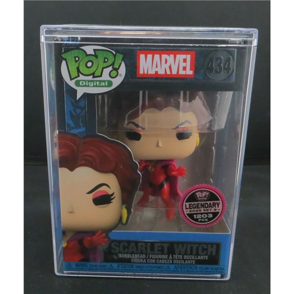 New Funko Pop NFT Marvel Scarlet Witch #434 With Hard Case BV $185